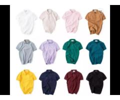 Factory hot sale new design custom Plain polo 100% Cotton T- shirts POLO collar