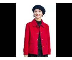 Wholesale Best Selling KML Italian Design Collection Red Coat And Black Skirt Women Set