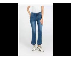 Factory Price New Fashion Women Jean Spandex / Cotton Jean Washable Flared Jean