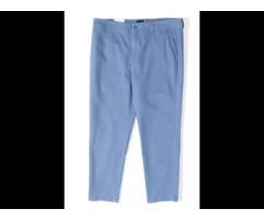 Hot Selling Casual Fashion Men's Sky Blue Flat Trouser Khaki for Summer