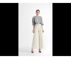 Best Outfit Of Women Valerie Trousers Straight-legged High-waisted Trousers
