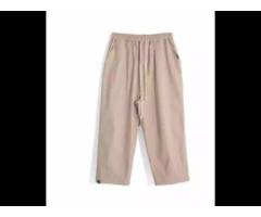 Beige Long Pants fro Men Street Styles Khaki High quality Men's Trousers with Back Pocket
