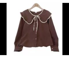 Office Work Blouse Solid Vintage Blouse Shirts Women Autumn Winter Single Breasted