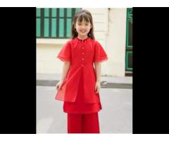 Best Selling Mommy And Me Matching Outfits Vietnamese Traditional Dress Ao Dai For Girls