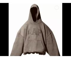 Heavyweight Print Casual Loose Couple's Hooded Sweatshirt - Image 1