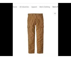High Quality Work 2021 Clothes Men Men's Hemp Custom Cargo Pants - Image 2