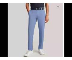 High Quality Custom 4 Way Stretch Fabric Men's Golf Jogger Pants