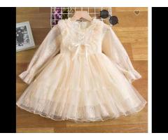 Spring Sequins Dress Kids Clothes Girls Elegant Formal Ball Gown For Girls
