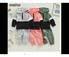 Conyson Wholesale Kids Boys Clothing Set Customized Children Girls Sweater - Image 2
