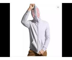 New Design Full Face Zip Up Hoodie Over Face Men's Hoodies Custom Logo