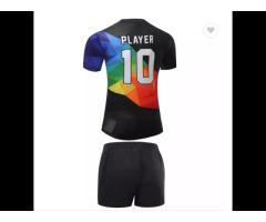 High Quality Mens Rugby Shirt Shorts Uniform Rugby Football Wear