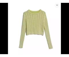 New arrival Spring Summer woman tie-dye Knit clothing Ladies crop top knitwear crop sweater - Image 1