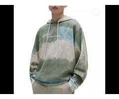 Good price of OEM custom multi color oversized streetwear hip hop tie dye hoodie for men