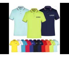 Customized wholesale men's short sleeve shirt 100% cotton POLO shirt customized LOGO - Image 2