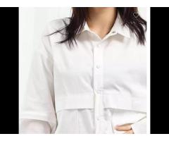 Wholesale Casual Unisex Work Shirt Jacket Loose Men Long Sleeves Shirt Jacket Women - Image 3