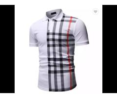 summer polo shirt men's brand clothing cotton short sleeve business casual - Image 1