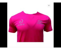 2021 Printed Logo Custom Embroidery Cotton Spandex Jersey Dip Dyed T Shirt Men - Image 3