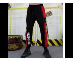 High Quality Color Block Plus Size Streetwear Hip Hop Men's Pants