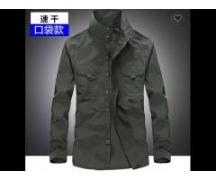 New tooling quick drying shirt Men's spring autumn outdoor leisure sports loose - Image 3