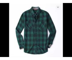 China Kamu factory cross-border men's plaid shirt flannel brushed warm men's casual shirt - Image 2