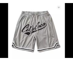 Custom poly basketball 5 inch shorts plain design double layer training nets shorts