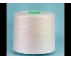 Factory sales high tenacity raw white heat set process 100% polyester threads