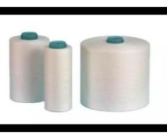 100 pct polyester spun yarn for sewing threads raw white yarn with OEKE TEX certificates