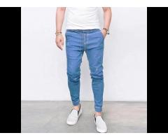 New Men's Jeans 2021 Casual Wear Best Quality Jeans Fashion Design Solid Skinny Ripped Denim Jeans - Image 1