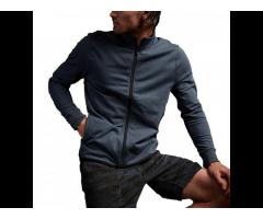 New Design Rigid Jersey Race Jacket is Made Compact Cotton Funnel Neck Full Length Sleeves - Image 1