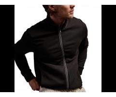 New Design Rigid Jersey Race Jacket is Made Compact Cotton Funnel Neck Full Length Sleeves - Image 2