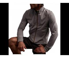 New Design Rigid Jersey Race Jacket is Made Compact Cotton Funnel Neck Full Length Sleeves - Image 3