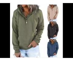 2023 The most fashionable ladies pure cotton hoodie casual spring and autumn - Image 1