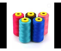Factory Directly high quailty thousands of color rainbow polyester overlock sewing thread