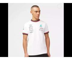 MERCEDES T-SHIRT 100% Cotton Embroidered Super High-quality Manufacture