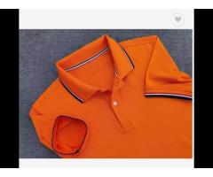 Men's polo shirts Short Sleeve 100% Cotton Anti-pilling Golf Polo t Shirt - Image 1