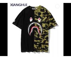 Fashion Camouflage Couples t-shirts Men Bapes Shark Casual Short Sleeve Streetwear Women - Image 2