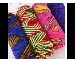 2021 hot sale hand knitting yarn for clothing blanket 200G high bulk solid soft velvet