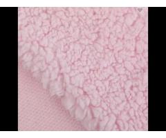 winter coat fleece 100 polyester knit faux fur 180 gsm cotton sherpa fleece fabric - Image 2