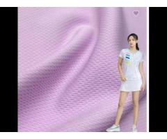 Hot sale 100 polyester eyelet knitted sublimation custom breathable birds eye mesh fabric