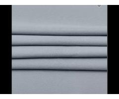 74%Nylon 26%Spandex Plain Dyed Weft Knitted Ribbed Fabric For Yoga Sportswear