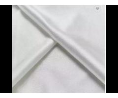 90%Polyester 10%Spandex Plain Dyed Weft Knitted Single Jersey Satin Fabric For Underwear Swimwear