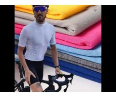 Function Knit Imitation Cotton Recycled Polyester Spandex Wicking Stretch Fabrics for Cycling
