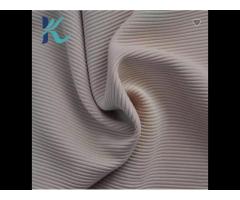 Like Stairs Organic 100%Polyester DTY Yarn Knit 4 Ways Stretch Ottoman Polyester Fabric