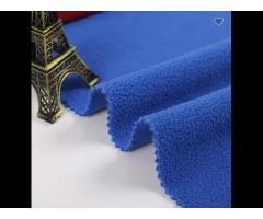 China Factory Promotion 100% polyester anti-pill polar fleece fabric with double brushed fabric - Image 2