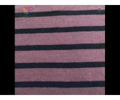 JYY Wholesale Custom Premium Soft Knit 100% Single Jersey Stripe Knit Fabric Cotton