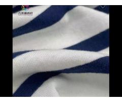 JYY Wholesale Custom Premium Soft Knit 100% Single Jersey Stripe Knit Fabric Cotton - Image 3