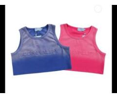 Custom embossed crop tops for women summer sleeveless crop tops fashion - Image 1