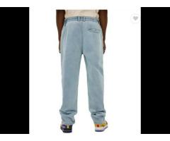 BILLIONS Custom jeans men jeans , hand embroidered jeans, light blue jeans for men - Image 3