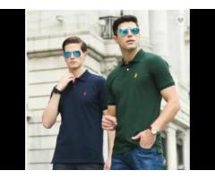 New Male high quality polo shirt custom made polo shirt Embroidery Craft Solid Color Polo T-Shirt - Image 3