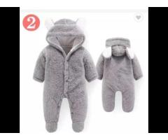 high quality organic cotton newborn baby spring winter rompers wholesale baby clothes - Image 1